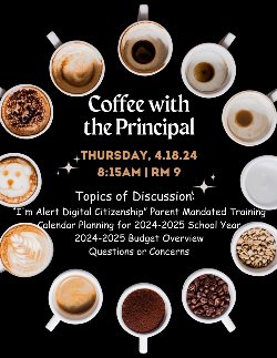 coffee with principal